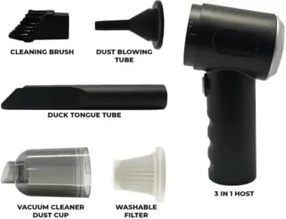 3 in 1 Portable Mini Car Vacuum Cleaner