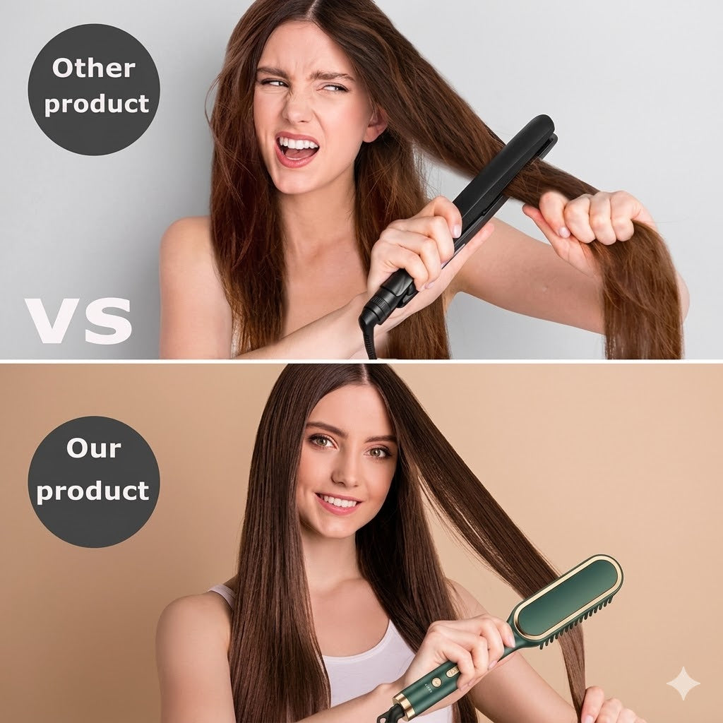 Electric Hair Straightening Comb
