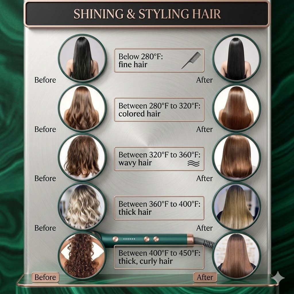 Electric Hair Straightening Comb